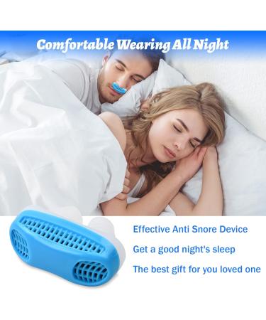 2 in 1 Anti Snoring Solution for Men and Women - Snore Stopper Aid for Natural Snore Reduction and Better Sleep - Buy Online on GoSupps.com