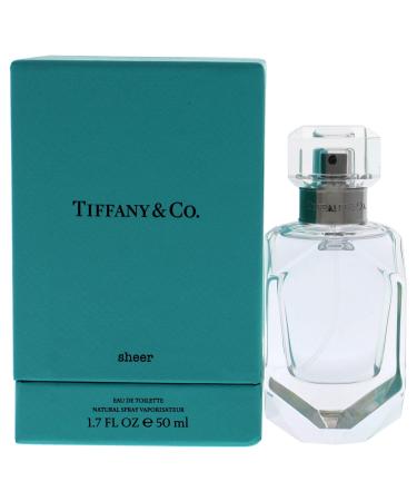Tiffany Sheer by Tiffany & Co. for Women 1.7 oz Eau de Toilette Spray Floral 1.7 Fl Oz (Pack of 1)