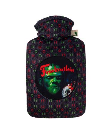 Hugo Frosch hot water bottle with classic 1.8 l velour cover "Movie" Frankenstein - Buy Online on GoSupps.com