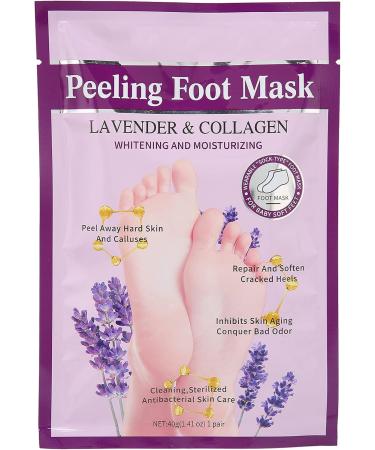 Foot Mask Exfoliating Feet Mask Natural Ingredients Safe Use for Home - Buy Online on GoSupps.com