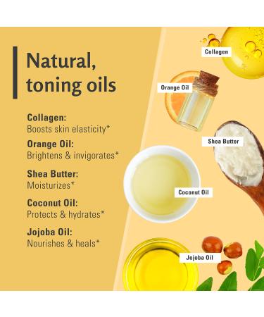 Turmeric Exfoliating Body Scrub with Collagen and Coconut Oil | Gently Exfoliate Face & Body | Moisturizing SkinCare by M3 Naturals - Buy Online on GoSupps.com