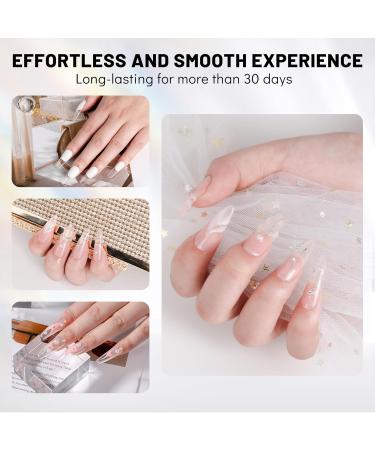 Aokitec Builder Nail Gel 15ml Clear Gel Builder for Nails 7-in-1 Nail Extension Gel in Bottle Hard Gel for Nail Strengthen & Repair Adheasive Rhinestones Nail Art Design for Nail Salon Home DIY Gift - Buy Online on GoSupps.com