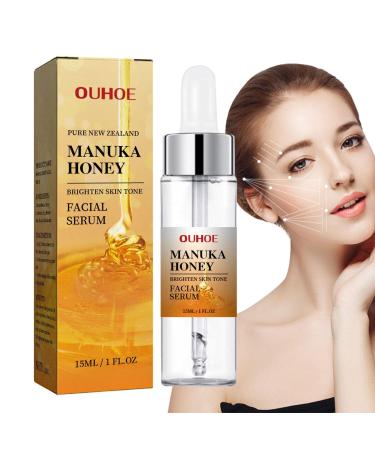 Hongjingda Facial Repair Manuka Honey Facial Repair 15 ml Moisturizing Brightening Facial for women's firm smooth and well-maintained skin
