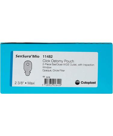 Convatec Filtered Ostomy Pouch Maxi 60mm Stoma Drainable Flat Opaque - Box of 10 - Buy Online on GoSupps.com