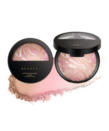 Baked Powder Foundation Setting & Finishing Powder for Long-lasting Natural Makeup - Oil Control Brightening and Lightweight Formula (#1 Porcelain Foundation) 11 g (Pack of 1) #1 Porcelain