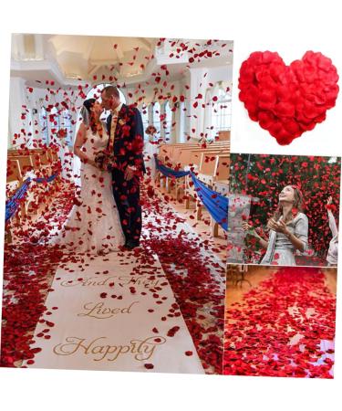 Zerodeko 3000 Pcs Silk Rose Petals Faux Rose Petals Lifelike Rose Petals Affordable Wedding Decorations Ornament Popcorn Decorations Romantic Decorations Pillow Filler Red Rose Petals 1000 - Buy Online on GoSupps.com