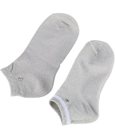  Verdant Touch Massage Socks - Electrode Physiotherapy Conductive Socks for Pain Relief | Short Type | 1 Pair | International Shipping  - Buy Online on GoSupps.com