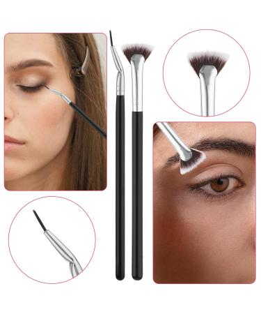 4PCS Mascara Fan Brush Set - 2024 New Folding Scalloped Lash & Eyebrow Separator - Essential Eye Makeup Tool for Perfect Lashes - Buy Online on GoSupps.com