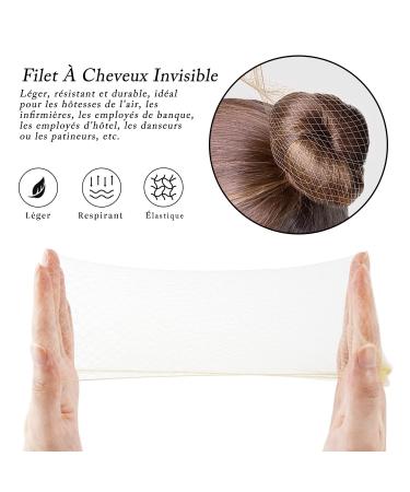 Hair Network Bun Dutt Nets - 20 Invisible Hair Bun Accessories & 50 U-Shape Styling Tools for Dancers & Girls - Buy Online on GoSupps.com