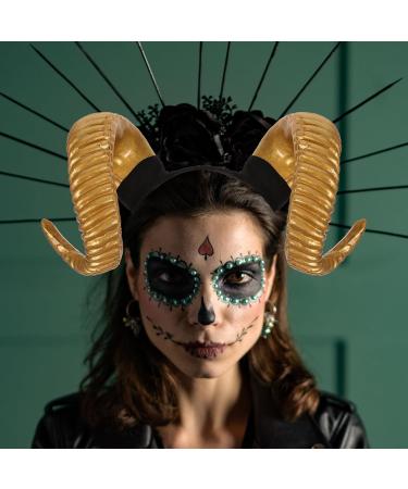 Amosfun Bull Headband - Animal Horn Headdress for Festivals & Parties | Dress Up Costume Accessory - Buy Online on GoSupps.com