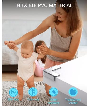 Baby Corner Protectors 16-Pack | Child Proofing Corner Guards | Anti-Collision Safety Table Bumper | Pre-Taped Strong Adhesive | Prevent Kids Head Injuries | Furniture Sharp Corners - Buy Online on GoSupps.com