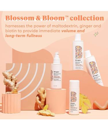 Briogeo Blossom & Bloom Volumizing Shampoo | Ginseng + Biotin Formula for Fine, Thin Hair | Vegan, Phalate & Paraben-Free | 8oz - Buy Online on GoSupps.com
