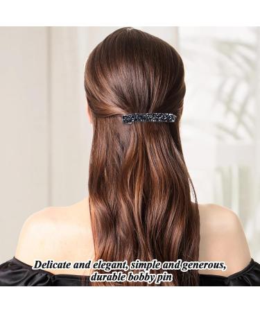 7 Pcs Hair Slides Hair Clips For Fine Hair Barrette Hair Clips Hair Barrettes For Women Crystal Hair Slide Women Rhinestone Hairclips French Clip Clasp Shiny Bling for Fine Hair - Buy Online on GoSupps.com