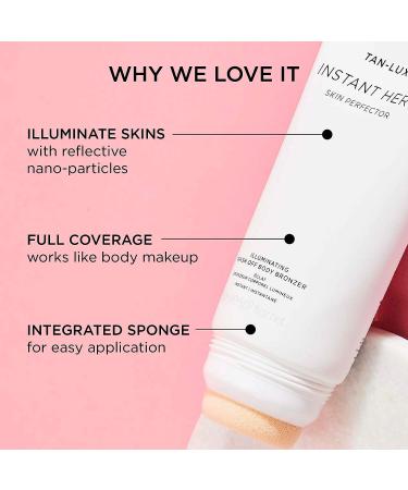 Shop TAN-LUXE Instant Hero Illuminating Skin Perfector 150ml - Cruelty & Toxin Free - Buy Online on GoSupps.com