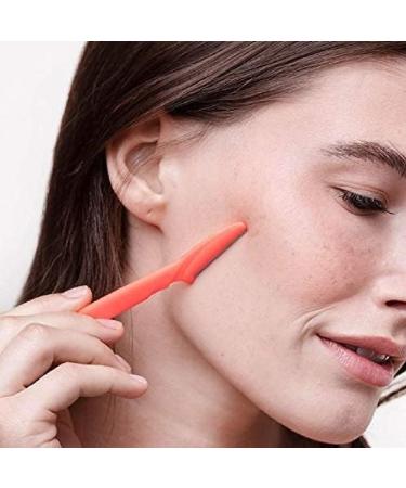 Kitsch Dermaplaning Tool - 12 PC Coral Face Razors & Eyebrow Razor for Women | Facial Hair Removal & Dermaplane Razor - Buy Online on GoSupps.com