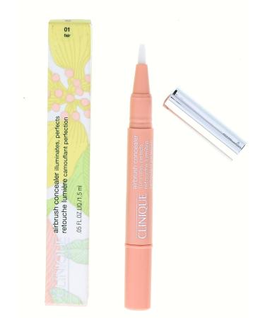 Clinique Airbrush Concealer  No. 01 Fair  0.05 Ounce No. 01 Fair 0.05 Ounce (Pack of 1)