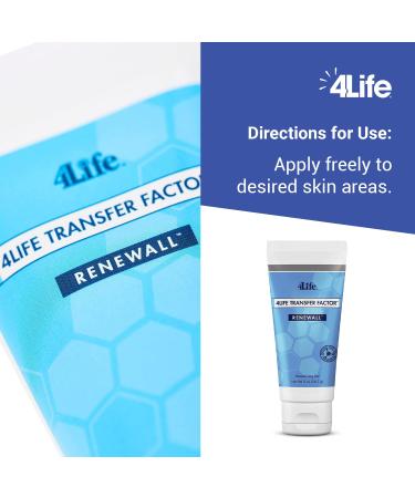 4Life Transfer Factor RenewAll Gel - Topical Skin Care with Aloe Vera Lavender Extract Eucalyptus Oil and Rosemary - 2oz - Buy Online on GoSupps.com