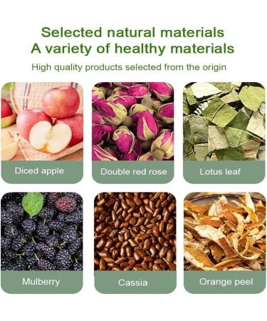 Rose and Lotus Leaf and Health Tea Rose Herbal Tea Rose Lotus Leaf Intestinal Cleansing Health Tea Health Liver Care Tea Chinese Nourishing Liver Tea (1pcs) - Buy Online on GoSupps.com