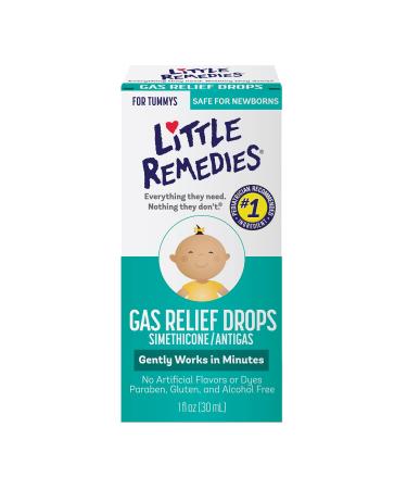 Little Remedies Gas Relief Drops | Natural Berry Flavor | 1 oz. | Pack of 1 | Gently Works in Minutes | Safe for Newborns 1 Fl Oz (Pack of 1)