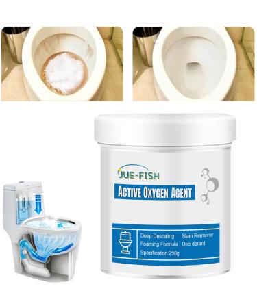 Toilet Active Oxygen Agent-250g New Splash Toilet Cleaner Foam Powder Multifunction Powerful Pipe Dredging Agent Suitable for Cleaning Toilet Drains No Peculiar Smell