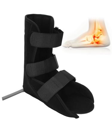 Drop foot brace breathable foot drop splint fractures ankle bandage adjustable ankle bandage support ankle protection fixation braces for adults (m)