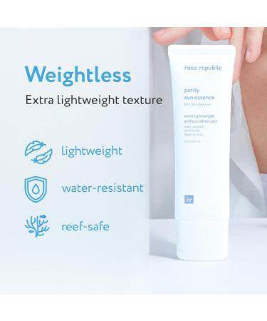 Face Republic Acne Clear & Protect - Calming Acne Salicylic Cleanser + Purity Sun Essence | Salicylic Acid Centella Asiatica Foam Cleanser | SPF 50 Broad Spectrum UV Sunscreen | Vegan Korean Skincare - Buy Online on GoSupps.com