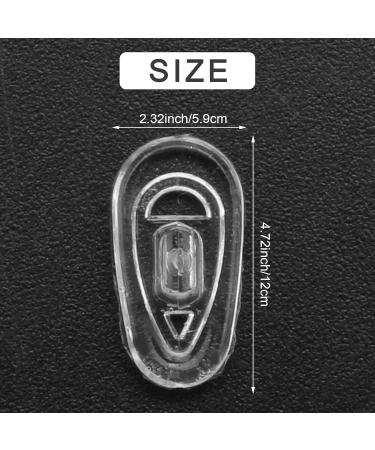 Crcyphne 25 Pairs Silicone Eyeglass Nose Pads Oval Push On - Buy Online on GoSupps.com