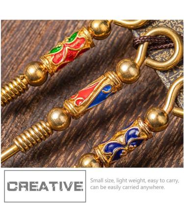 Healeved 3pcs Copper Brass Ear Spoon Ear Cleaner Set with Keychain - Ear Wax Remover Tool Pendant for Ear Cleaning - Buy Online on GoSupps.com