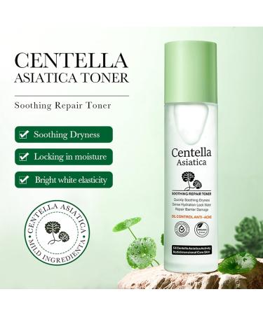 Soothing Repair Toner Hydrating Centella Asiatica Face Toner for Blemishes and Acne Prevents Skin Aging Strengthen Your Skin Refreshing Oil Control Skin Care for Sensitive Oily Dry Skin -120ml - Buy Online on GoSupps.com