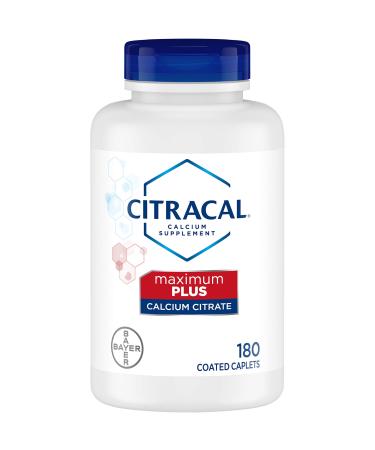 Citracal Maximum Plus Highly Soluble Easily Digested 630 mg Calcium - 180 Capsules