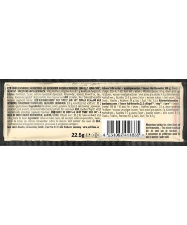 Jack Link's Beef Bar Sweet & Hot - High-Protein Gluten-Free Snack - Pack of 14 (22.5g Each) | International Shipping Available - Buy Online on GoSupps.com