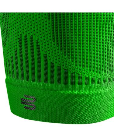 Bauerfeind Compression Skylight Bandage - Sports Compression Sleeves for Upper Leg | Unisex Thigh Support | Ideal for Ball & Endurance Sports - Green S Lang - Buy Online on GoSupps.com