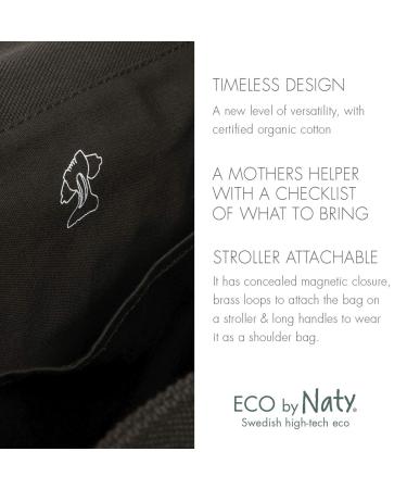 Eco by Naty Green Diaper Bag | GOTS Certified Organic Cotton | Magnetic Closure - Buy Online on GoSupps.com