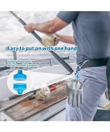 ARCLIBER Fishing Glove for Men - Puncture Resistant Magnet Release Glove for Handling, Catching, Cleaning - Anti-Slip Grip Palm - Left Hand Large - Buy Online on GoSupps.com