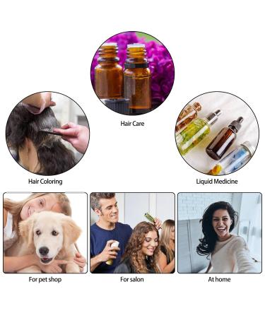 Xujinsongg 3pcs 177ML Hair Oil Applicator & Dye Comb Bottles - Precision Color Application with Graduated Scale - Buy Online on GoSupps.com