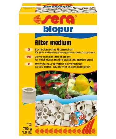 sera biopur 750 g - Biomechanical filter medium