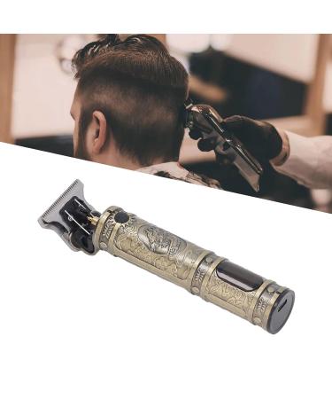 Buy Professional Dragon Head LCD Gold Hair Clipper - Easy Cleaning LCD Display 3 Combs for Outdoor Use - Buy Online on GoSupps.com