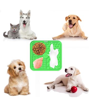 Shop Jieyuchu Leckmatt: Premium Dog & Cat Lick Mat Slow Feeder Easy Clean with Suction Cup - Ideal for Swimming & Feeding (Green) - Buy Online on GoSupps.com