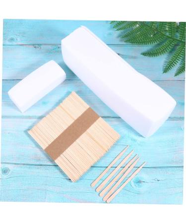Magiclulu 300ct Hair Removal Set - Multifunctional Wax Paper & Wooden Spatula for Women - Safe & Effective Hair Removal Solutions - Buy Online on GoSupps.com