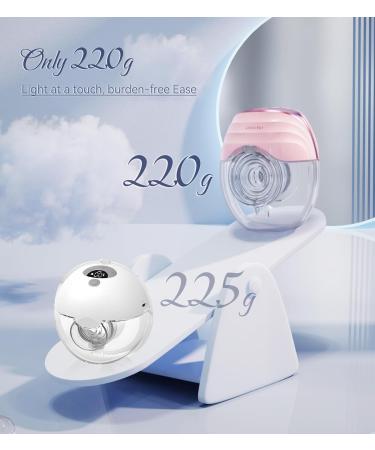 KISSBOBO Electric Breast Pump - Slim & Lightweight with Accessories | Perfect Gift Set for Moms & Couples (Pink) - Buy Online on GoSupps.com