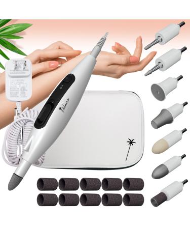 Palmera Professional Nail Drill Nail Care Kit - Electric Nail File with 17 Attachments, 30,000 RPM Motor, Adjustable Speed - Electric Nail Drill Grinder Manicure and Pedicure Kit for Women, Men, Pets