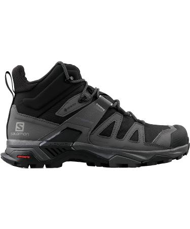 Salomon Men's X Ultra 4 Mid Gore-tex Hiking Boots 12 - Black/Magnet/Pearl Blue | Waterproof Outdoor Shoes - Buy Online on GoSupps.com