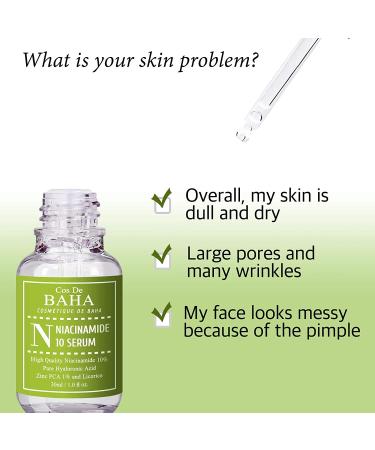 Cos De BAHA Niacinamide 10 Serum - Brightening & Anti-Aging 1 fl oz (30 ml) - Buy Online on GoSupps.com