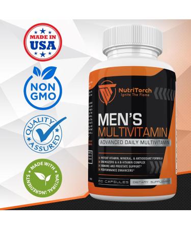 NutriTorch Men's Multivitamin with Immune Support & Energy Boost - 60 Count - Buy Online on GoSupps.com