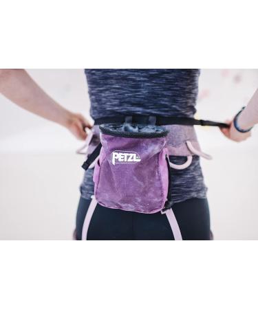 Petzl Saka Large Chalk Bag - Ergonomic Design - Violet - One Size - Buy Online on GoSupps.com