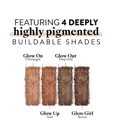 Mented Cosmetics Sunkissed Highlighter Palette: Gold and Bronze | Vegan, Paraben-Free, Cruelty-Free Makeup - Buy Online on GoSupps.com