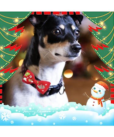 BIPY 10PCS Dog Christmas Collar Bow TiesÂ Xmas Dogs Collar Bowties for Pet Small Medium Cats Kittens Puppy Bow Ties Collar Charms for Xmas Parties Grooming Accessories Christmas 2 bowties+2 flowers - Buy Online on GoSupps.com