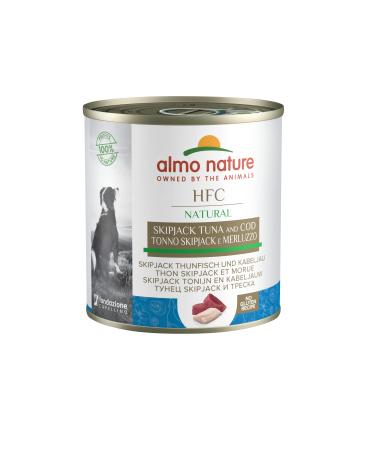 Almo Nature HFC Natural - Wet food for dogs with Skip Jack Thunfisch + cod originally food quality and are now being purchased for dog food.Skip Jack Thunfisch + cod 290 g (12 pack)