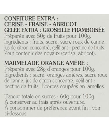 Buy Bonne Maman Confitura Delicatessen 5x50g - Gourmet Fruit Jam (250g) | International Shipping - Buy Online on GoSupps.com
