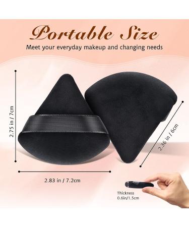 2 PCS Triangle Makeup Puffs for Face & Body - Super Soft Setting Powder Velvet Puff - Buy Online on GoSupps.com
